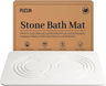 Natural diatomite stone bath mat, quick-drying and anti-slip for bathroom floor